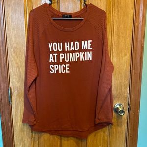 2 Fall Themed Long Sleeve Shirts